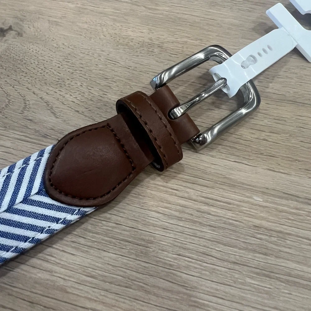 Crown & Ivy Boys Seersucker Belt